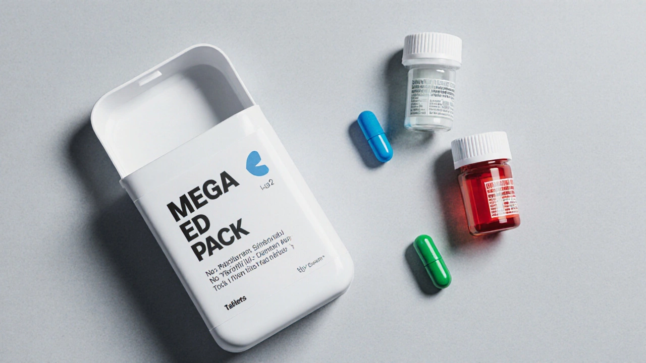 Mega ED Pack vs Other ED Meds: Sildenafil, Tadalafil, Vardenafil & Alternatives Compared