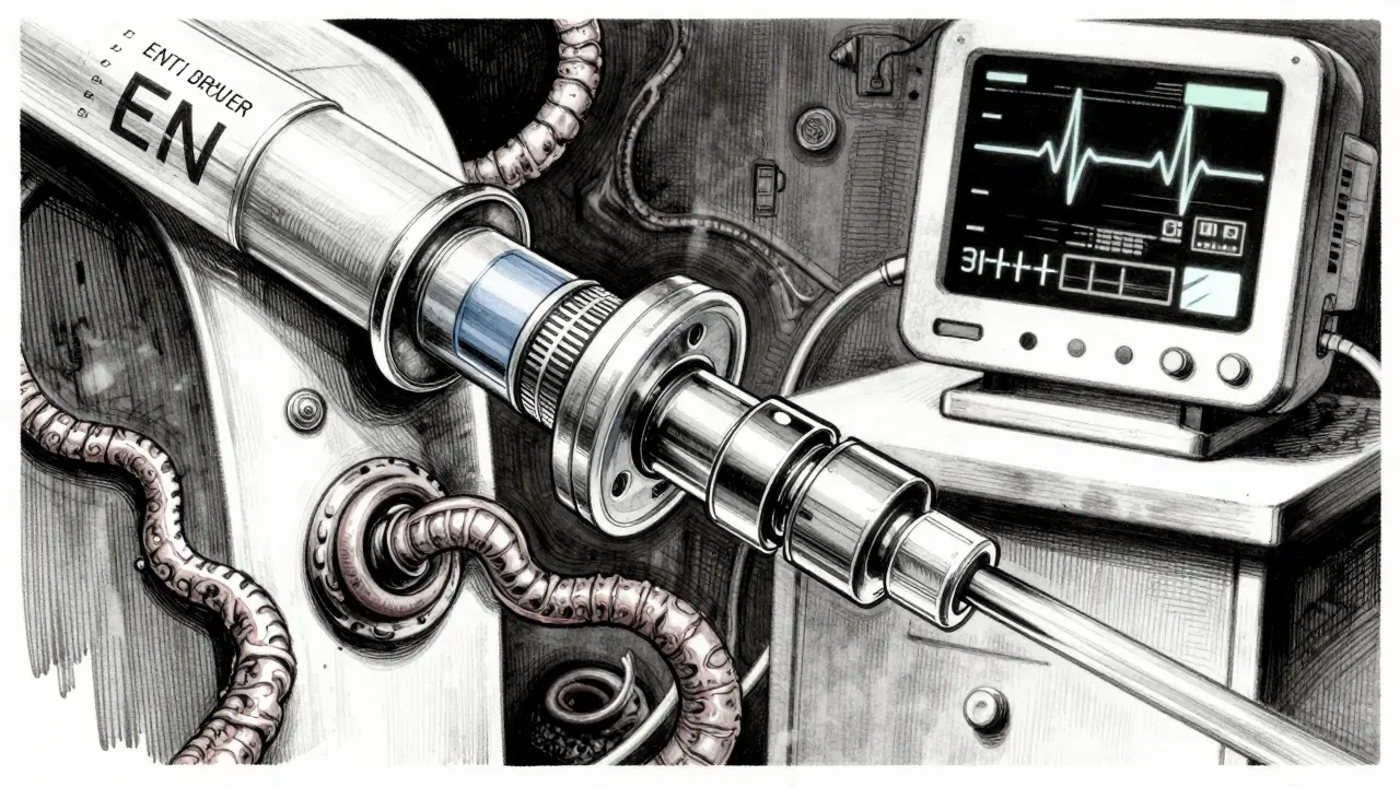 Biomechanical medical tubing and connectors fused with organic shapes in a macabre manga style